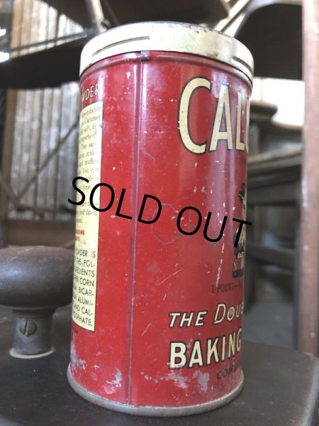 画像4: Vintage Calumet Baking Powder Tin Can 1 Pound (B415) (4)