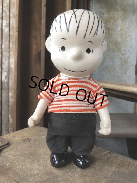 画像2: 60s Vintage Snoopy Linus Pocket Doll (B423) (2)