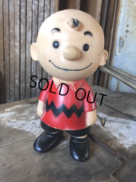 画像2: 50s Vintage Snoopy Charlie Brown Vinyl Doll Hungerford (B429) (2)