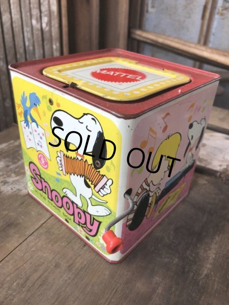画像11: SALE ! Vintage Mattel Snoopy in the Music Box JUNK (B422) (11)