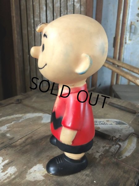 画像3: 50s Vintage Snoopy Charlie Brown Small Size Vinyl Doll Hungerford (B428) (3)