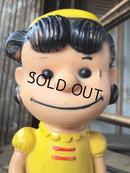 画像9: 50s Vintage Snoopy Lucy Vinyl Doll Hungerford (B427) (9)