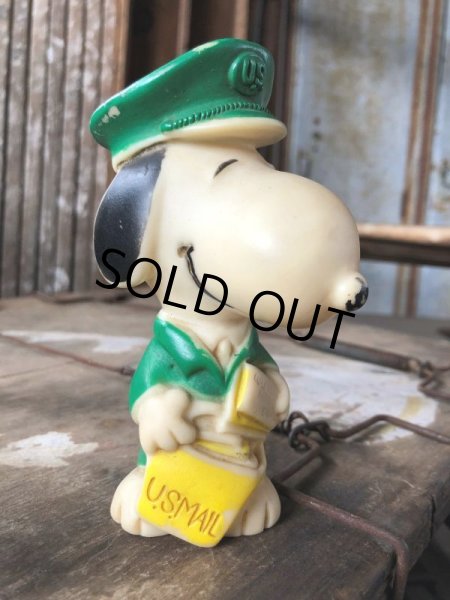 画像2: Vintage Snoopy Vinyl Doll U.S. MAIL (B420) (2)