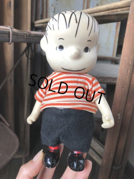 画像1: 60s Vintage Snoopy Linus Pocket Doll (B424) (1)