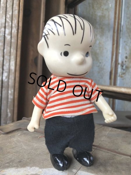 画像2: 60s Vintage Snoopy Linus Pocket Doll (B424) (2)