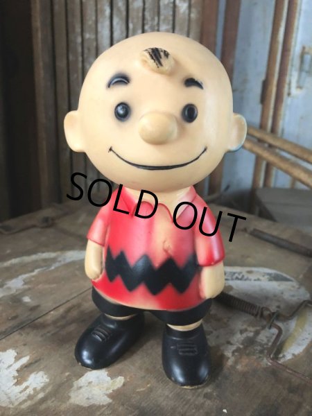 画像2: 50s Vintage Snoopy Charlie Brown Small Size Vinyl Doll Hungerford (B428) (2)