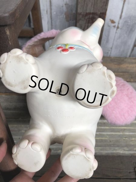 画像12:  60s Vintage Edward Mobley Arrow Sleep Eyes Rubber Squeak Elephant (C433) (12)