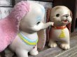 画像15:  60s Vintage Edward Mobley Arrow Sleep Eyes Rubber Squeak Elephant (C433) (15)