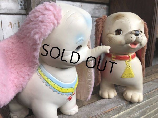 画像15:  60s Vintage Edward Mobley Arrow Sleep Eyes Rubber Squeak Elephant (C433) (15)