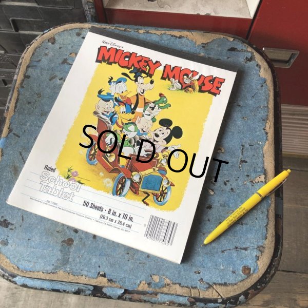 画像1: Vintage Disney School Tablet Mickey Mouse (C075)  (1)