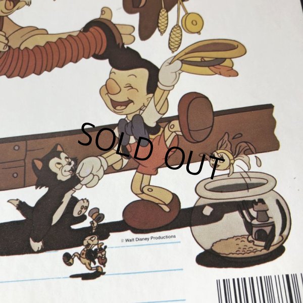 画像4: Vintage Disney School Tablet Pinocchio (C078)  (4)