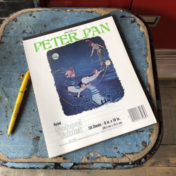 画像1: Vintage Disney School Tablet Peter Pan (C077)  (1)