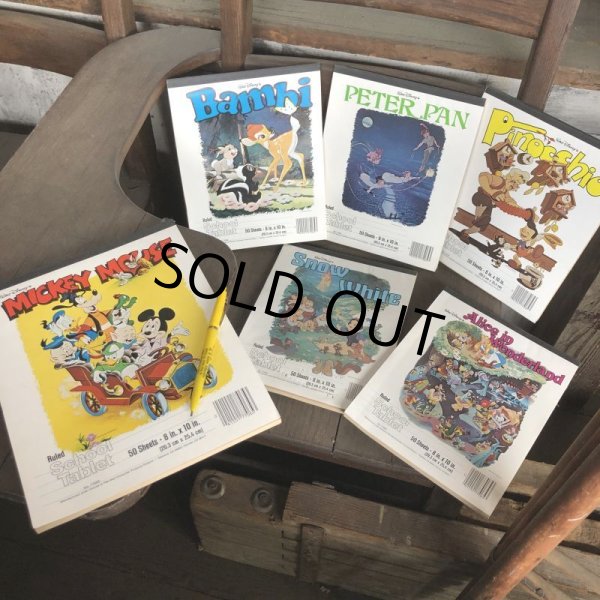 画像8: Vintage Disney School Tablet Mickey Mouse (C075)  (8)