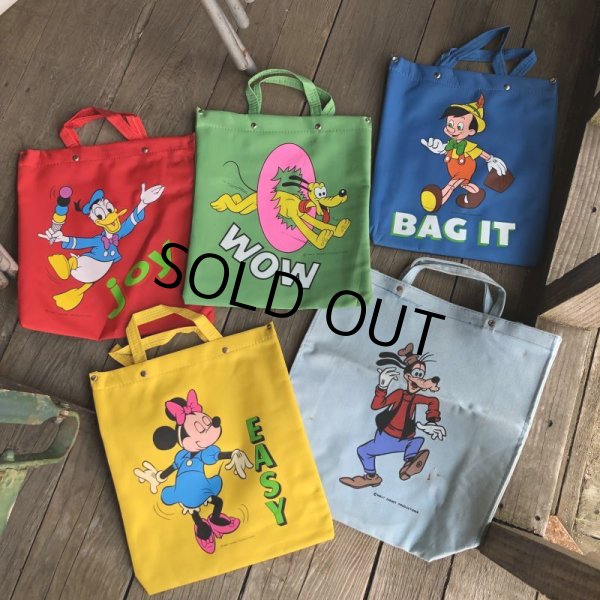 画像6: Vintage Disney Utility Bag Minnie Mouse (C086)  (6)
