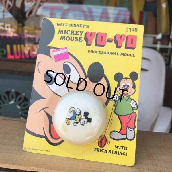 画像1: Vintage Disney Mickey Mouse Yo-Yo (C092)  (1)