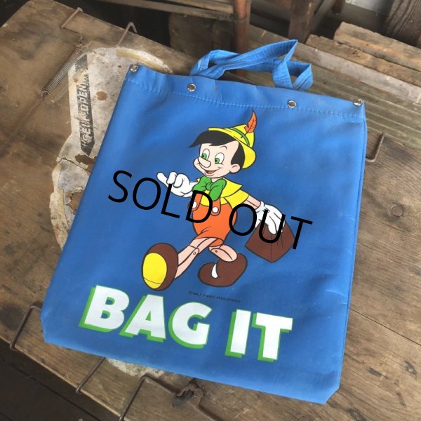 画像2: Vintage Disney Utility Bag Pinocchio (C085)  (2)