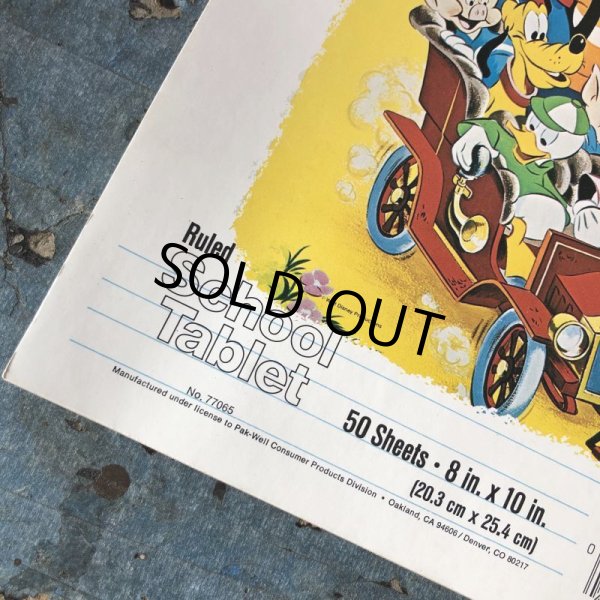 画像2: Vintage Disney School Tablet Mickey Mouse (C075)  (2)