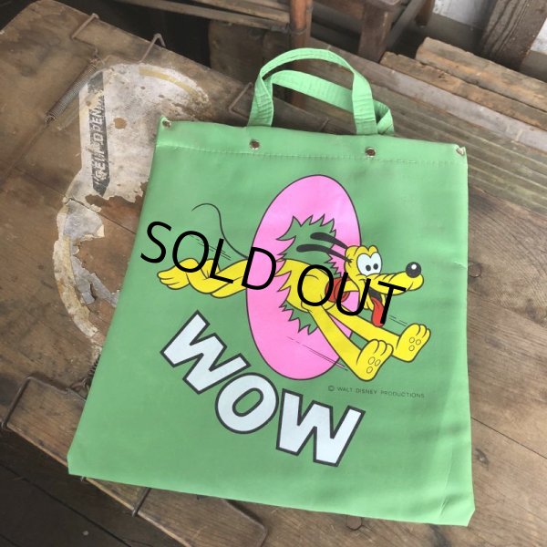 画像2: Vintage Disney Utility Bag Pluto (C084)  (2)