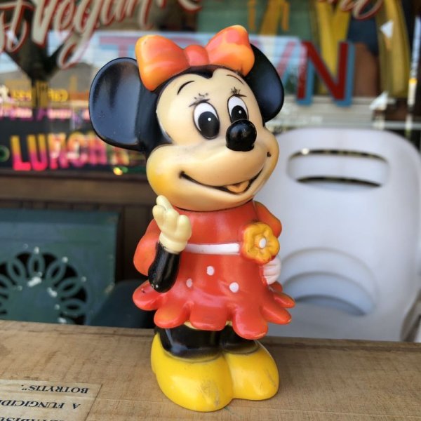 画像5: Vintage Disney Minnie Mouse Coin Bank Doll (B446)  (5)