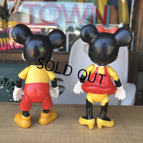 画像4: Vintage R.Dakin Disney Mickey and Minnie Mouse Mini Figure Set (B439)  (4)