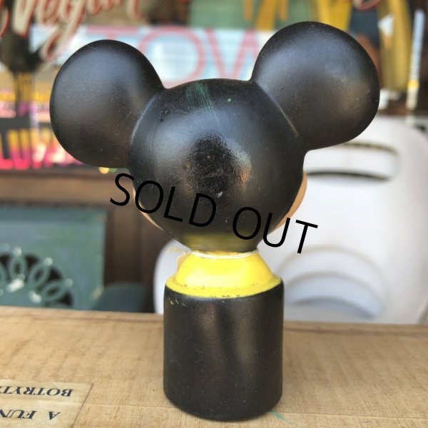画像5: Vintage Disney Mickey Mouse Vinyl Toy (B447)  (5)