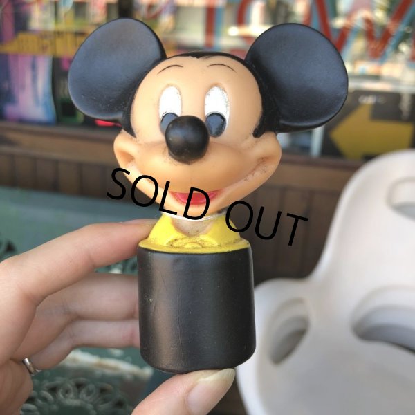 画像6: Vintage Disney Mickey Mouse Vinyl Toy (B447)  (6)