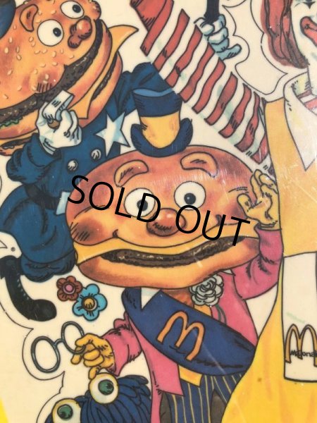 画像9: 70s Vintage McDonalds GET YOUR POSTER CALENDAR Translite Store Display Sign (B452)  (9)