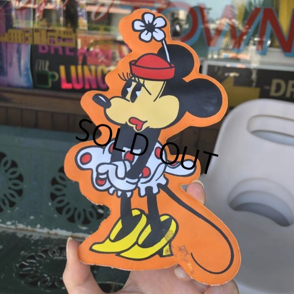 画像1: Vintage Disney Minnie Mouse Magnet L (C100)  (1)