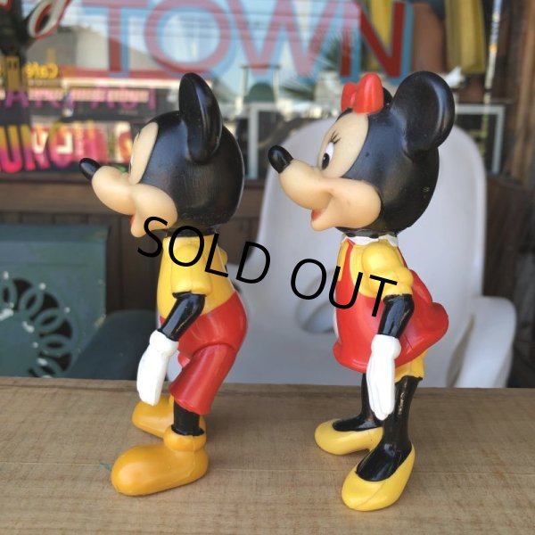 画像3: Vintage R.Dakin Disney Mickey and Minnie Mouse Mini Figure Set (B439)  (3)