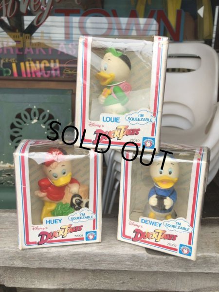 画像1: Vintage Disney DUCK TALES Squeezable Set (B450)  (1)