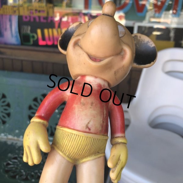 画像3: Vintage Sun Rubber Disney Mickey Mouse Doll (B441)  (3)