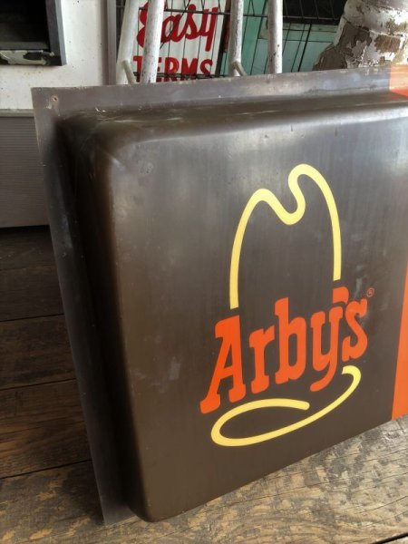 画像4:  Vintage Advertising Arby's Roast Beef Sandwich Drive-thru In Sign (B453) (4)