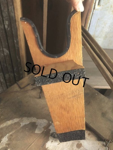 画像10: Vintage LEE RIDERS Advertising Wood Boot Jack Bucking Horse (B455) (10)