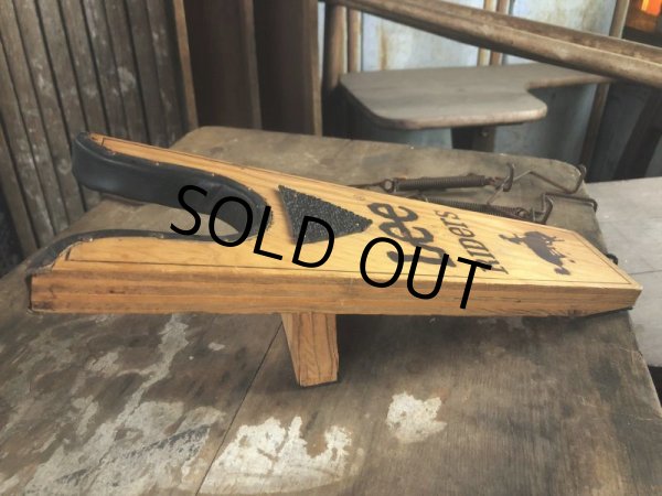 画像4: Vintage LEE RIDERS Advertising Wood Boot Jack Bucking Horse (B455) (4)