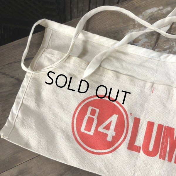 画像4: Vintage Advertising Work Apron 84 LUMBER (B462) (4)