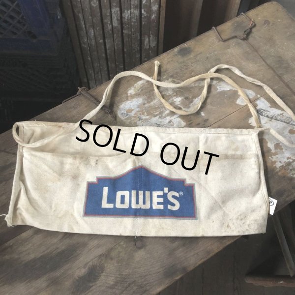 画像4: Vintage Advertising Work Apron LOWE'S (B456) (4)