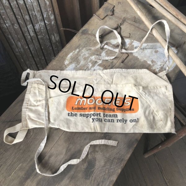 画像3: Vintage Advertising Work Apron MOORE'S (B459) (3)