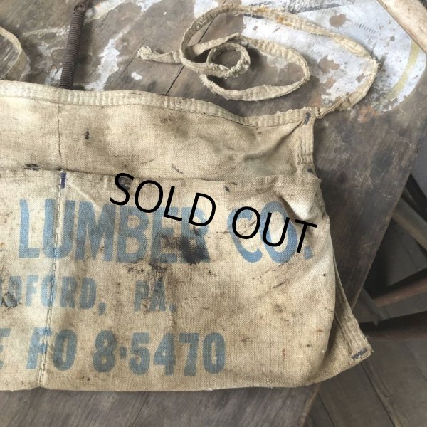 画像6: Vintage Advertising Work Apron GREGO LUMBER (B463) (6)