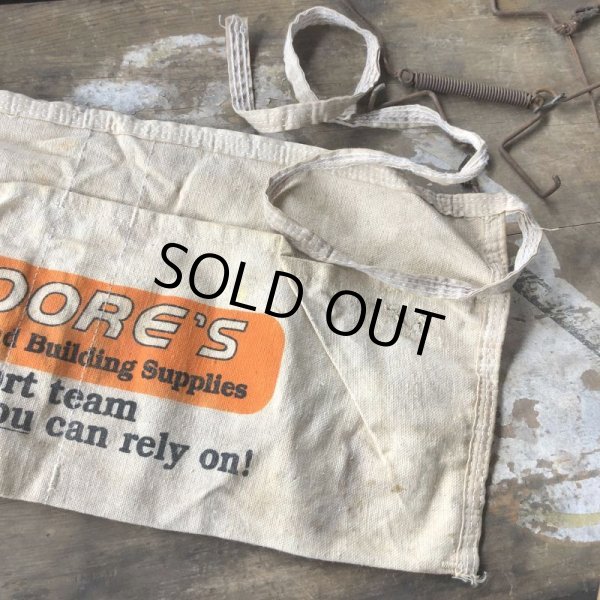 画像6: Vintage Advertising Work Apron MOORE'S (B459) (6)