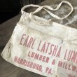 画像4: Vintage Advertising Work Apron EARL LATSHA Lumber (B472) (4)