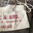 画像6: Vintage Advertising Work Apron GLAIZE & BRO. (B469) (6)