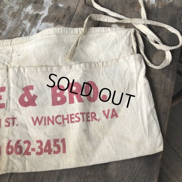 画像6: Vintage Advertising Work Apron GLAIZE & BRO. (B469) (6)