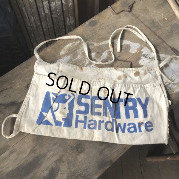 画像3: Vintage Advertising Work Apron SENTRY Hardware (B467) (3)