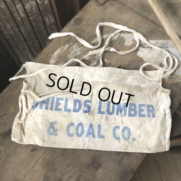 画像3: Vintage Advertising Work Apron SHIELDS LUMBER (B464) (3)