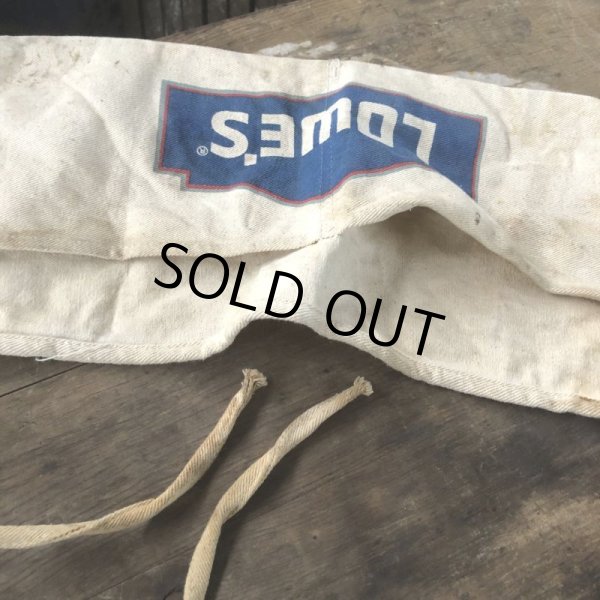 画像6: Vintage Advertising Work Apron LOWE'S (B456) (6)