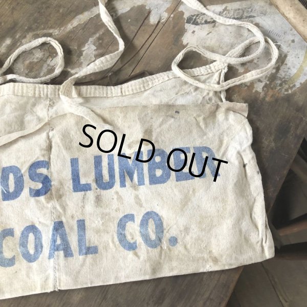 画像6: Vintage Advertising Work Apron SHIELDS LUMBER (B464) (6)
