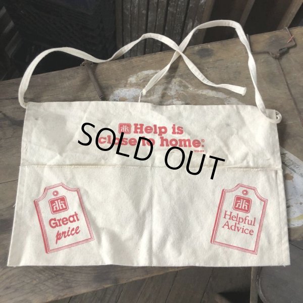 画像3: Vintage Advertising Work Apron Help is close to home (B474) (3)