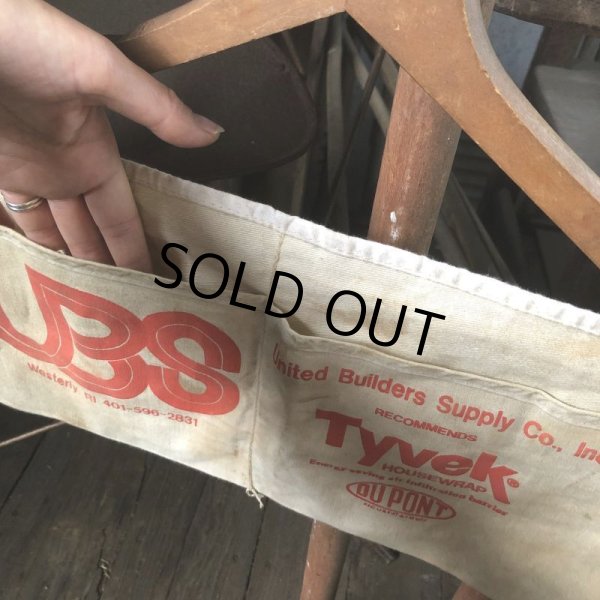 画像2: Vintage Advertising Work Apron UBS Tyvek DU PONT (B477) (2)