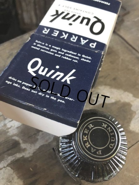 画像8: Vintage Parker Quink Ink Bottle 2 OZ. (B490) (8)