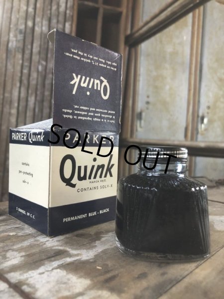 画像3: Vintage Parker Quink Ink Bottle 2 OZ. (B490) (3)